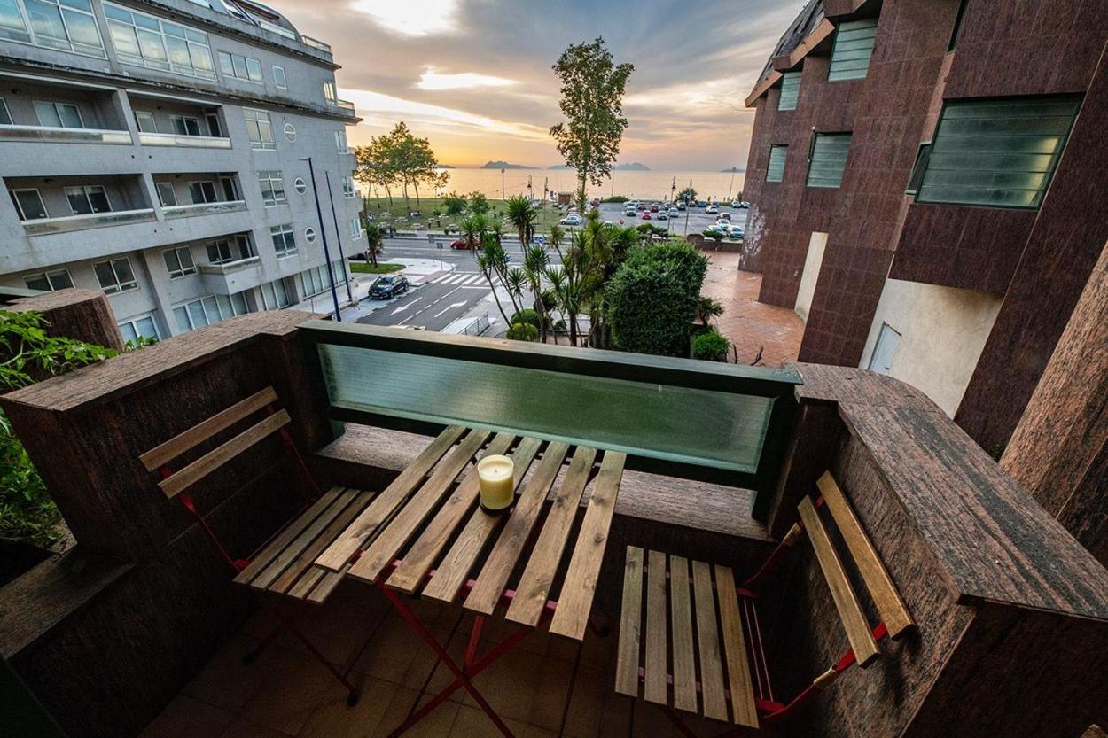Apartamento Playa De Samil Vigo Exterior foto